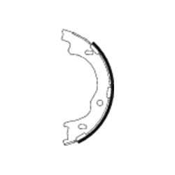 Stabdžių trinkelių komplektas, stovėjimo stabdis TEXTAR 91068100