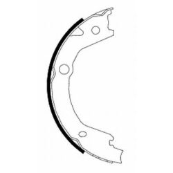 Stabdžių trinkelių komplektas, stovėjimo stabdis TEXTAR 91068500