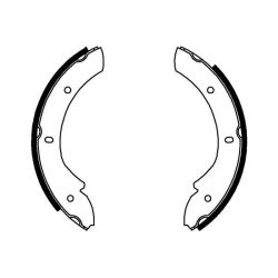 Stabdžių trinkelių komplektas, stovėjimo stabdis TEXTAR 91069500