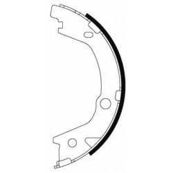 Stabdžių trinkelių komplektas, stovėjimo stabdis TEXTAR 91070700