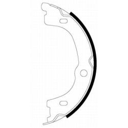 Stabdžių trinkelių komplektas, stovėjimo stabdis TEXTAR 91075300