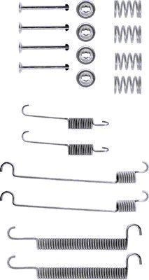 Priedų komplektas, stabdžių trinkelės TEXTAR 97001800