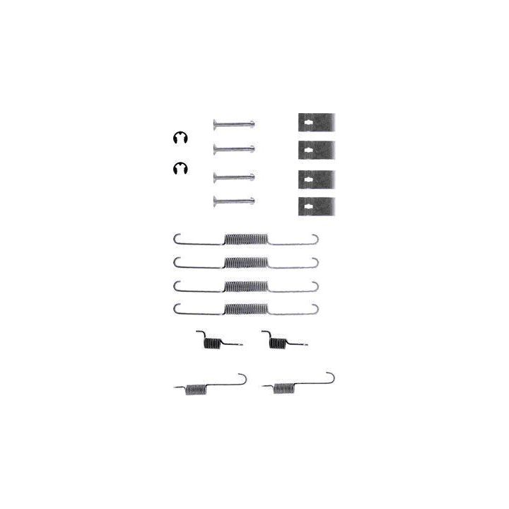 Priedų komplektas, stabdžių trinkelės TEXTAR 97003500