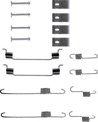 Priedų komplektas, stabdžių trinkelės TEXTAR 97007500