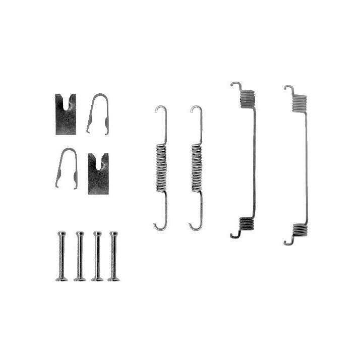 Priedų komplektas, stabdžių trinkelės TEXTAR 97015200