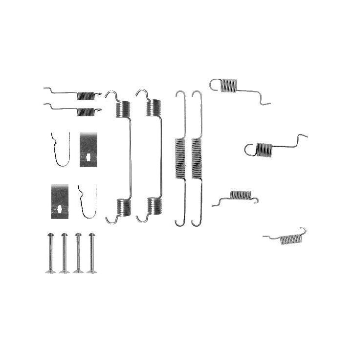 Priedų komplektas, stabdžių trinkelės TEXTAR 97030100