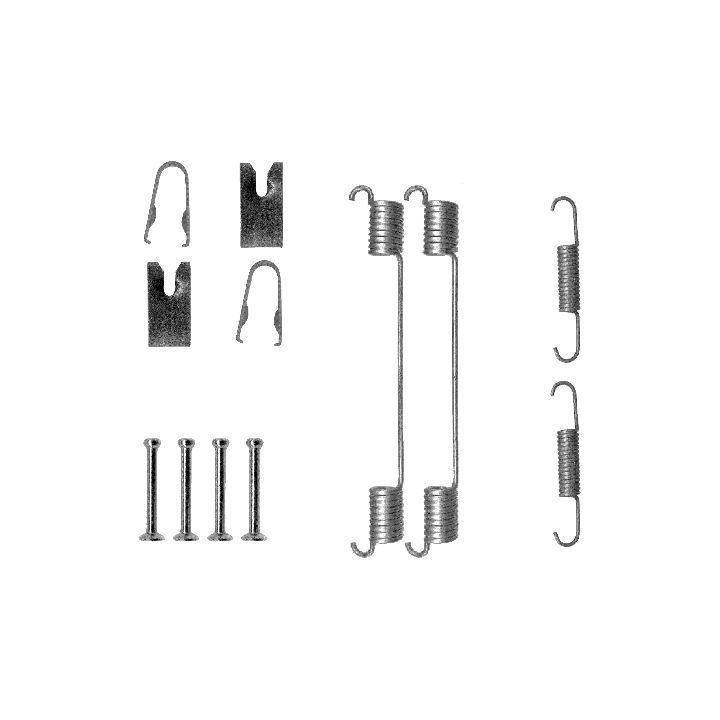 Priedų komplektas, stabdžių trinkelės TEXTAR 97031600