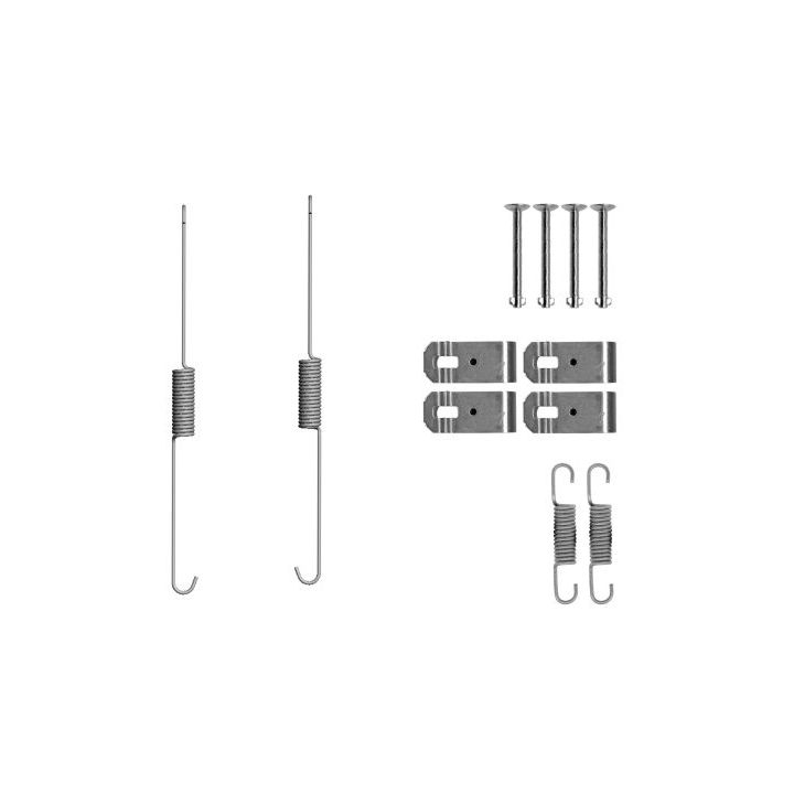 Priedų komplektas, stabdžių trinkelės TEXTAR 97033400