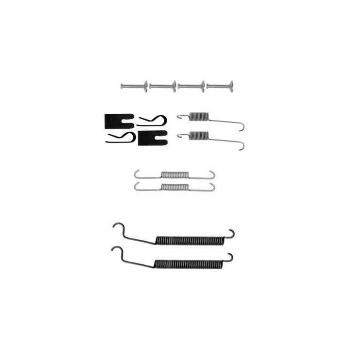 Priedų komplektas, stabdžių trinkelės TEXTAR 97037400