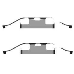 Priedų komplektas, stabdžių apkaba TEXTAR 82077100