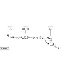 Išmetimo sistema BOSAL SYS01602