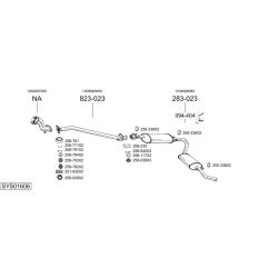 Išmetimo sistema BOSAL SYS01606