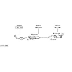 Išmetimo sistema BOSAL SYS01858