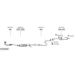 Išmetimo sistema BOSAL SYS02949