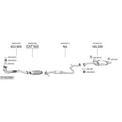 Išmetimo sistema BOSAL SYS02980