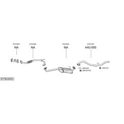 Išmetimo sistema BOSAL SYS03053