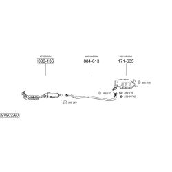 Išmetimo sistema BOSAL SYS03260