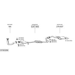 Išmetimo sistema BOSAL SYS03296