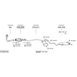 Išmetimo sistema BOSAL SYS05184