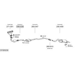 Išmetimo sistema BOSAL SYS05238