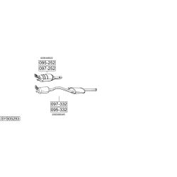 Išmetimo sistema BOSAL SYS05293