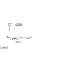 Išmetimo sistema BOSAL SYS05308