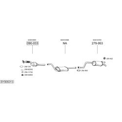 Išmetimo sistema BOSAL SYS05313