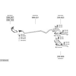 Išmetimo sistema BOSAL SYS05435