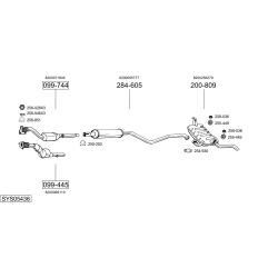 Išmetimo sistema BOSAL SYS05436