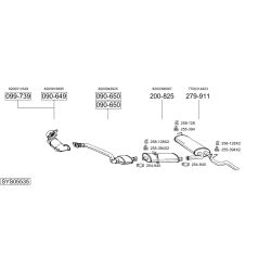 Išmetimo sistema BOSAL SYS05535