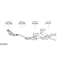 Išmetimo sistema BOSAL SYS05538