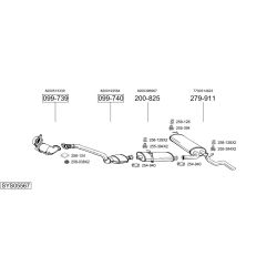 Išmetimo sistema BOSAL SYS05567