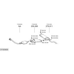 Išmetimo sistema BOSAL SYS05606