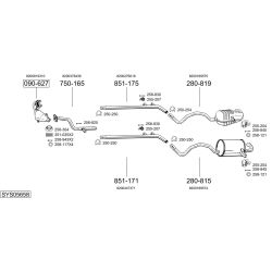 Išmetimo sistema BOSAL SYS05658