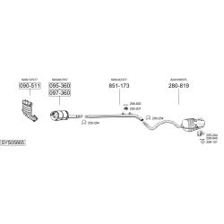 Išmetimo sistema BOSAL SYS05665