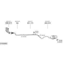 Išmetimo sistema BOSAL SYS05682