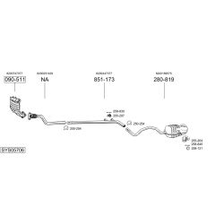 Išmetimo sistema BOSAL SYS05706
