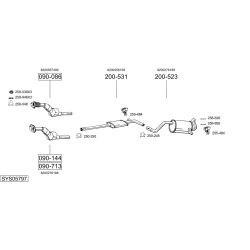 Išmetimo sistema BOSAL SYS05797