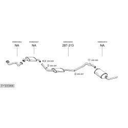 Išmetimo sistema BOSAL SYS05866
