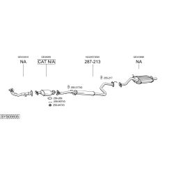 Išmetimo sistema BOSAL SYS05935