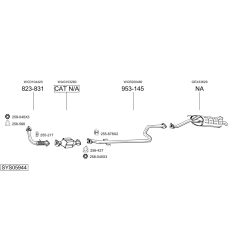 Išmetimo sistema BOSAL SYS05944
