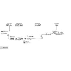 Išmetimo sistema BOSAL SYS05946