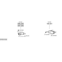 Išmetimo sistema BOSAL SYS10130