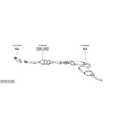 Išmetimo sistema BOSAL SYS10158