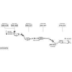 Išmetimo sistema BOSAL SYS10578