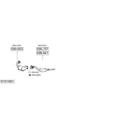 Išmetimo sistema BOSAL SYS10581