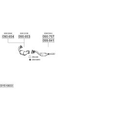 Išmetimo sistema BOSAL SYS10633