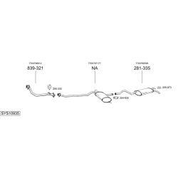 Išmetimo sistema BOSAL SYS10935