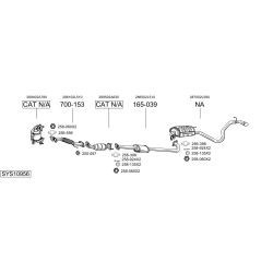Išmetimo sistema BOSAL SYS10956