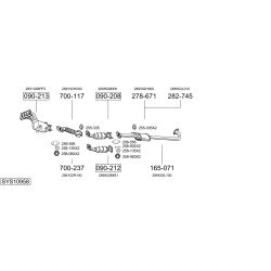 Išmetimo sistema BOSAL SYS10958